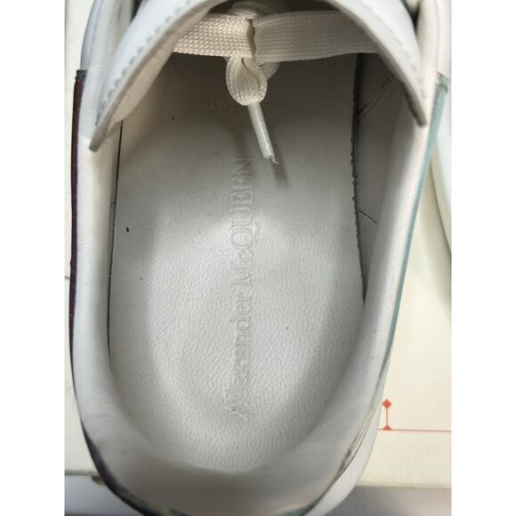 Alexander McQueen Oversized Sneaker White Iridescent Glitter Size 44 EU / 11 US main image 5
